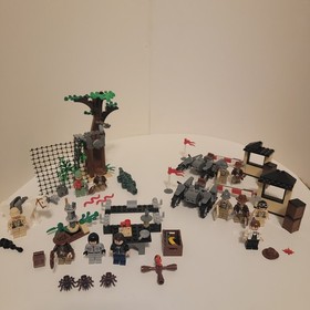 Vintage Lego Indiana Jones Lot 12 Figs 4 Sets & Parts 7625 7682 7624 7622 7620