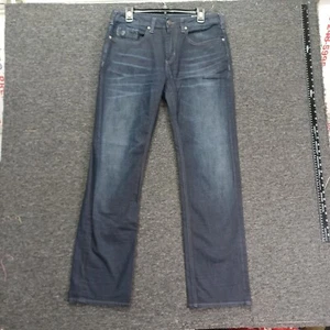 Buffalo David Bitton Relaxed Straight Driven Men’s Size 32x34 Stretch Blue Jeans - Picture 1 of 13
