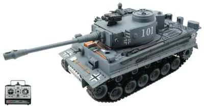 Carro armato Radiocomandato German Tiger I Scala 1:20 - Spara pallini e Suoni - Immagine 1 di 4