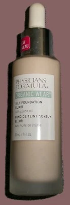 PHYSICIANS FORMULA ORGANIC WEAR SILK FOUNDATION ELIXIR # PF11061 FAIR 01 - Image 1 of 2