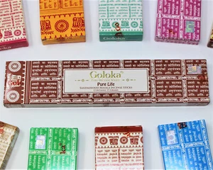 Goloka PURE LIFE Incense Sticks: 15 Gram Box (Sandalwood) - Picture 1 of 1
