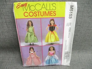 McCall's COSTUMES M5153 Sewing Pattern Princess Dresses Child Sizes 2 3 4 5 - Picture 1 of 5
