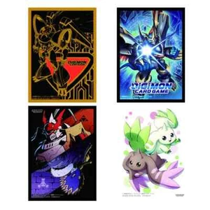 DIGIMON TCG 4x SLEEVES (Gallantmon Beelzemon Alphamon Imperialdr Lopmon) - Imagen 1 de 1