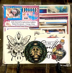 Witch Bag - 7 Collection Of 60 Mini Witchy Prints - Picture 1 of 8