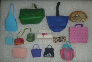 Bonito Lote de Carteras, Bolsos y Más~*~Muchos Estilos y Colores para Barbie o SSF - Imagen 1 de 5