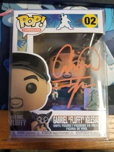 FunkoPop! Gabriel "Fluffy" Iglesias W/ Chihuahua Autographed #2 JSA Certified - Picture 1 of 2