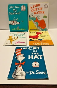 DR. SEUSS - Lot of 5 -  Hardcover and paperback Beginner Books - Picture 1 of 3