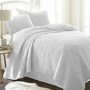 Linen Market 3 Piece White Quilt King Size Bed Set - A Lightweight Bedspread ... - Picture 1 of 3