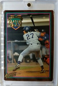 1995 95 Action Packed, Minor League Player Of The Year, Derek Jeter Rookie RC #1