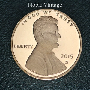 2015 S Proof Lincoln Shield Cent - aus einem Proof Set - Bild 1 von 2