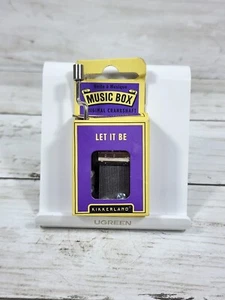 Kikkerland (Let It Be) Original Hand Crank Mini Music Box Wind-up with Box - Picture 1 of 6