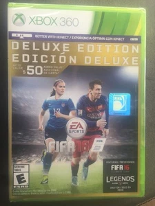 ⚽️⚽️Brand New!!! FIFA 16 Deluxe Edition (Xbox 360, 2015) Factory Sealed!!!⚽️⚽️ - Picture 1 of 2