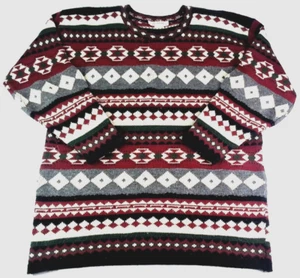 Forelli Pullover Damen 1X Moda Internazionale Rundhals Weihnachtsfarben Acryl - Bild 1 von 7