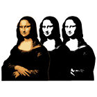 Stampa su tela - Mona Lisa in Bianco e Nero e a Colori - Quadro su Tela, Decoraz