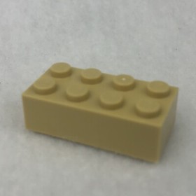 LEGO 3001 Tan Brick 2 x 4 (x1)