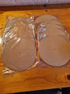 Schallplatten Slipmat 10 Stück Aus Kork - Bild 1 von 3