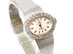 Ducado Hermes & Hermes Cal. Reloj de pulsera PUW 1175 cuerda manual para mujer alrededor de 1973 - Imagen 1 de 8