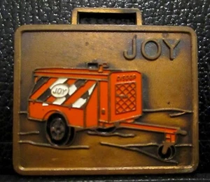 Joy D150QP Portable Tow Behind Air Compressor Pocket Watch Fob Advertising Mine - Picture 1 of 2