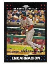 Juan Encarnacion St. Louis Cardinals 2007 Topps Chrome #157 Refractor Mint