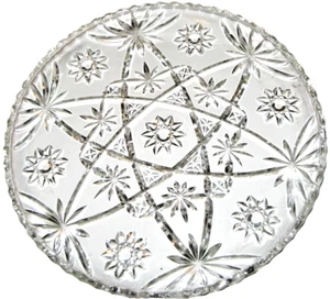 Anchor Hocking 13 1/2" American Prescut Clear Glass Serving Tray - Picture 1 of 2