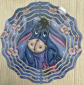 Disney inspired Eeyore Wind Spinner 8 Inch With Spinning Hook - Picture 1 of 3