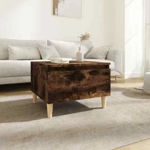 Side Table Smoked Oak 50x46x35 cm Engineered Wood vidaXL - Picture 1 of 10