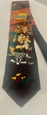 Gravata de pescoço masculina Cartoon Network "Saturday Morning Cartoons and Golf 1994 vintage - Imagem 1 de 4