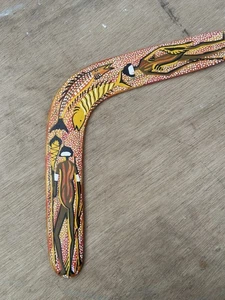 Hand painted Boomerang - Picture 1 of 6