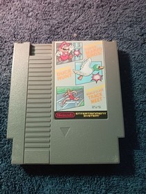 Super Mario Duck Hunt Track Meet Vintage Nintendo Nes Game Cartridge WORKING!!!