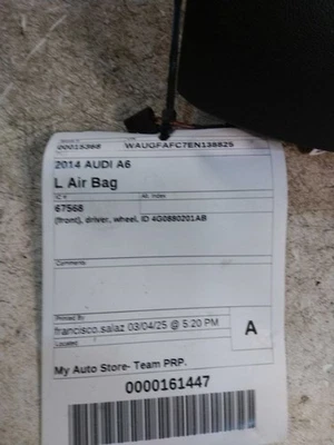 Bolsa de aire izquierda del conductor rueda delantera para AUDI A6 571169 12-18 Foto 1 de 4