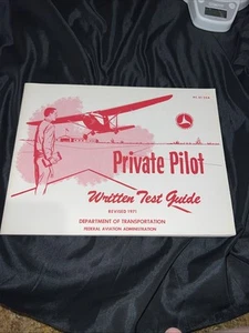 Private Pilot: Written Test Guide / Revised 1971 / Dept. of Transportation - Picture 1 of 12