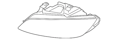 Genuine BMW Headlamp Housing 63117182518 - Image 1 of 2