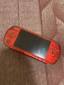 Red Sony PSP 3000 Handheld Gaming Console with Charging Port Tested and Working - Picture 1 of 12