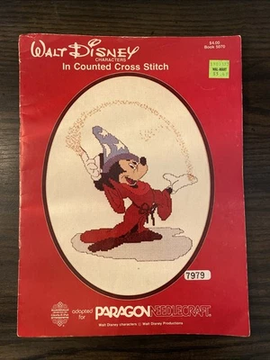 Libro artesanal de aguja Walt Disney Paragon 5070 punto de cruz vintage 1980 Foto 1 de 4
