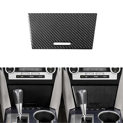 Carbon Fiber Center Console Storage Box Cover Trims For Toyota Camry 2012-2014 - image 1 of 4