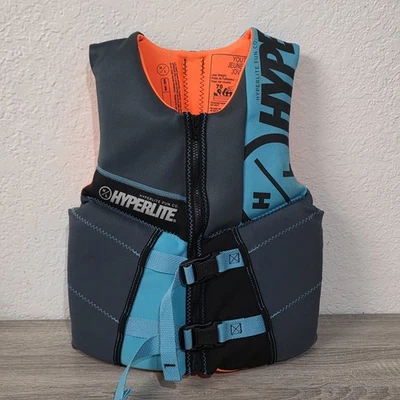 Chaleco salvavidas Hyperlite aprobado por USCG 25-40 kg 55-88 lb jóvenes niños Foto 1 de 4