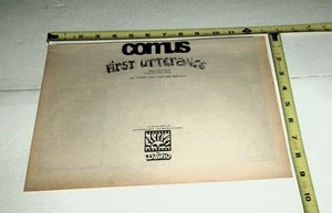 COMUS Vintage Original Album AD Advert 1971 First Utterance Prog Rock Freak Folk - Picture 1 of 1