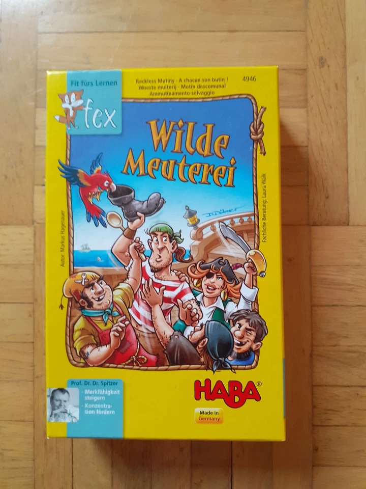 Haba 4946 - Wilde Meuterei   Gesellschaftsspiele - Zustand komplett SEHR GUT - Bild 1 von 1