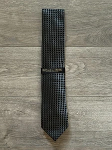 Donald J Trump Signature Collection Neck Tie Black 100% Silk ~ New - Picture 1 of 8