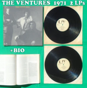THE VENTURES 2 LPs 1971 Vinyl Records +Bio ♫ Good Condition - Picture 1 of 9