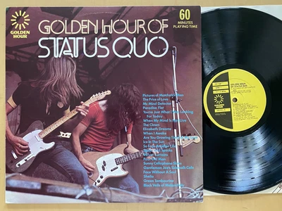 STATUS QUO- GOLDEN HOUR OF RARE 1973 CANADA IMPORT COMP EARLY PSYCH TRACKS EX/NM - Image 1 of 2