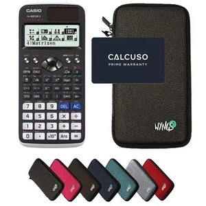 Casio fx-991DE X Classwiz inkl. WYNGS Schutztasche Dunkelgrau - - Bild 1 von 6