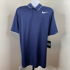 Nike Golf Standard Fit 904476 Blue Polo Shirt New Sz M - Picture 1 of 8