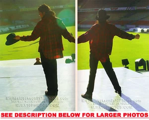 MICHAEL JACKSON HISTORYTOU REHEARSALS 2xRARE8x10 PHOTOS - Picture 1 of 1