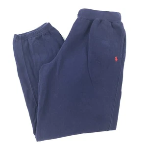 Polo Ralph Lauren Navy Blue Sweatpants Youth XL Tight Waist Band Casual Wear - Picture 1 of 4