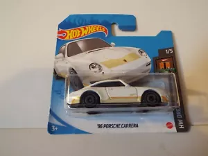 HOT WHEELS 96 PORSCHE CARRERA WHITE 1/5 - Picture 1 of 1