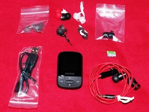 Sandisk Clip Sport with UrBeats and 32gb PNY Micro SD Card (missing the clip) - Zdjęcie 1 z 5