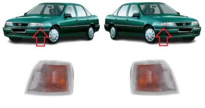 NUOVO PER OPEL VECTRA A 1993-1995 PARAFANGO ANTERIORE LATO FANALE COPPIA SET - Immagine 1 di 4