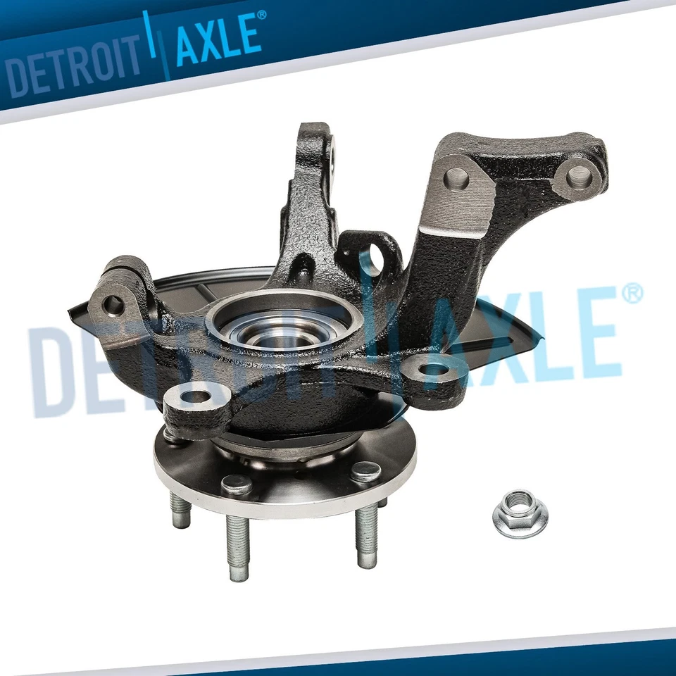 Cojinete de cubo de rueda y nudillo delantero izquierdo para Ford Escape Mercury Mariner 2005-2012 Foto 1 de 4