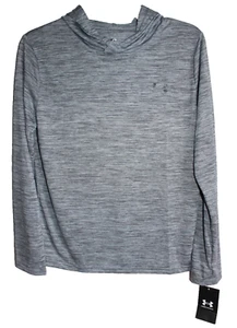 Under Armour Gray Long Sleeve Lightweight Hoodie Size Youth XL - Picture 1 of 12